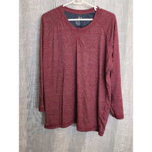 Men's Beverly Hills Polo Club Long Sleeve Shirt‎ XL Maroon